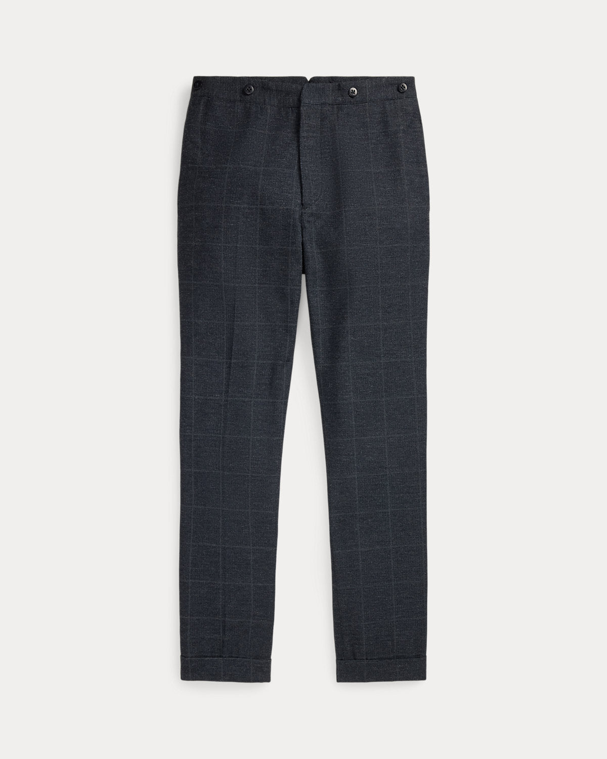 Ralph Lauren Slim Fit Indigo Checked Suit Trouser