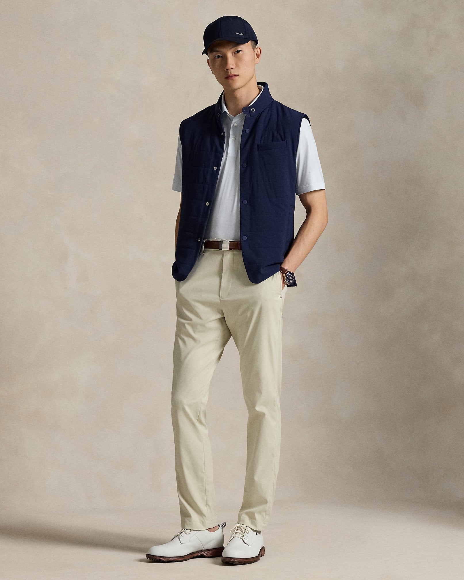 Ralph Lauren Quilted Mockneck Vest