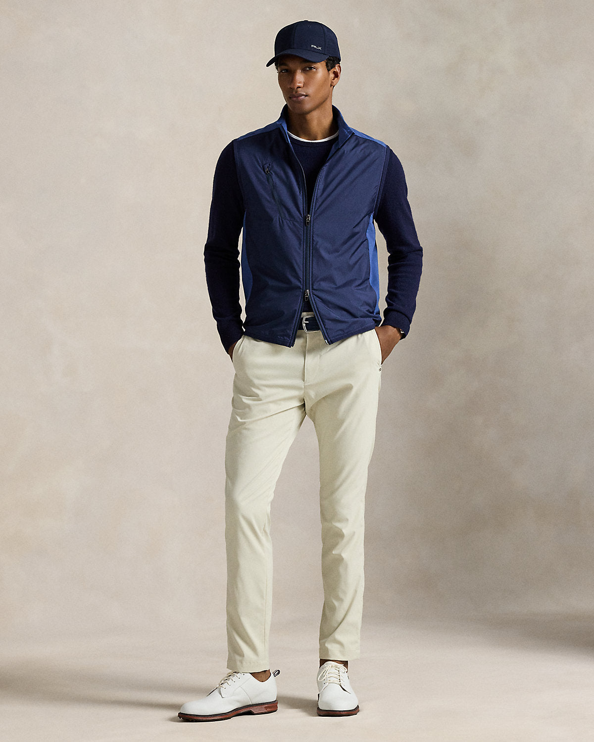 Ralph Lauren Hybrid Mockneck Vest
