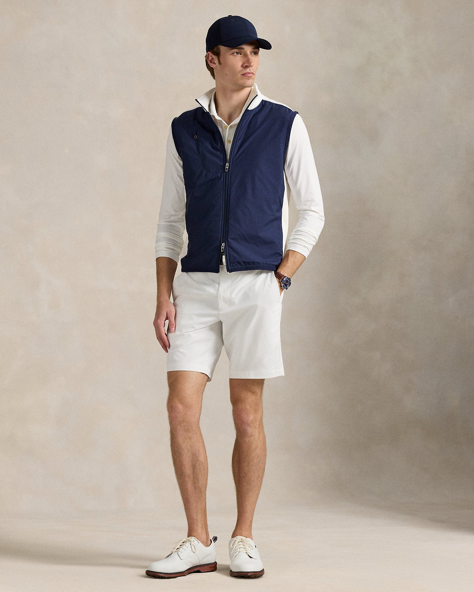 Ralph Lauren Hybrid Mockneck Vest
