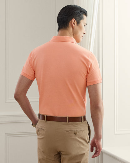 Ralph Lauren Custom Slim Fit Piqué Polo Shirt