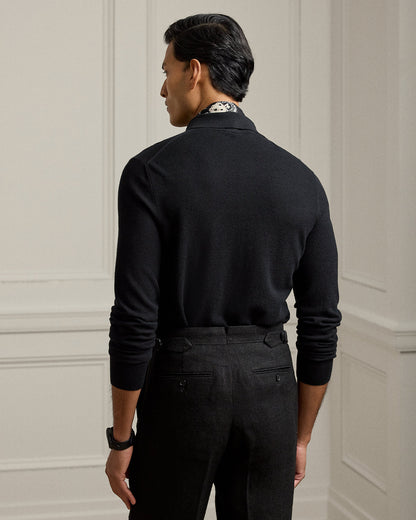 Ralph Lauren Textured SilkCotton Shirt Sweater