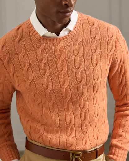 Ralph Lauren CableKnit Cashmere Sweater