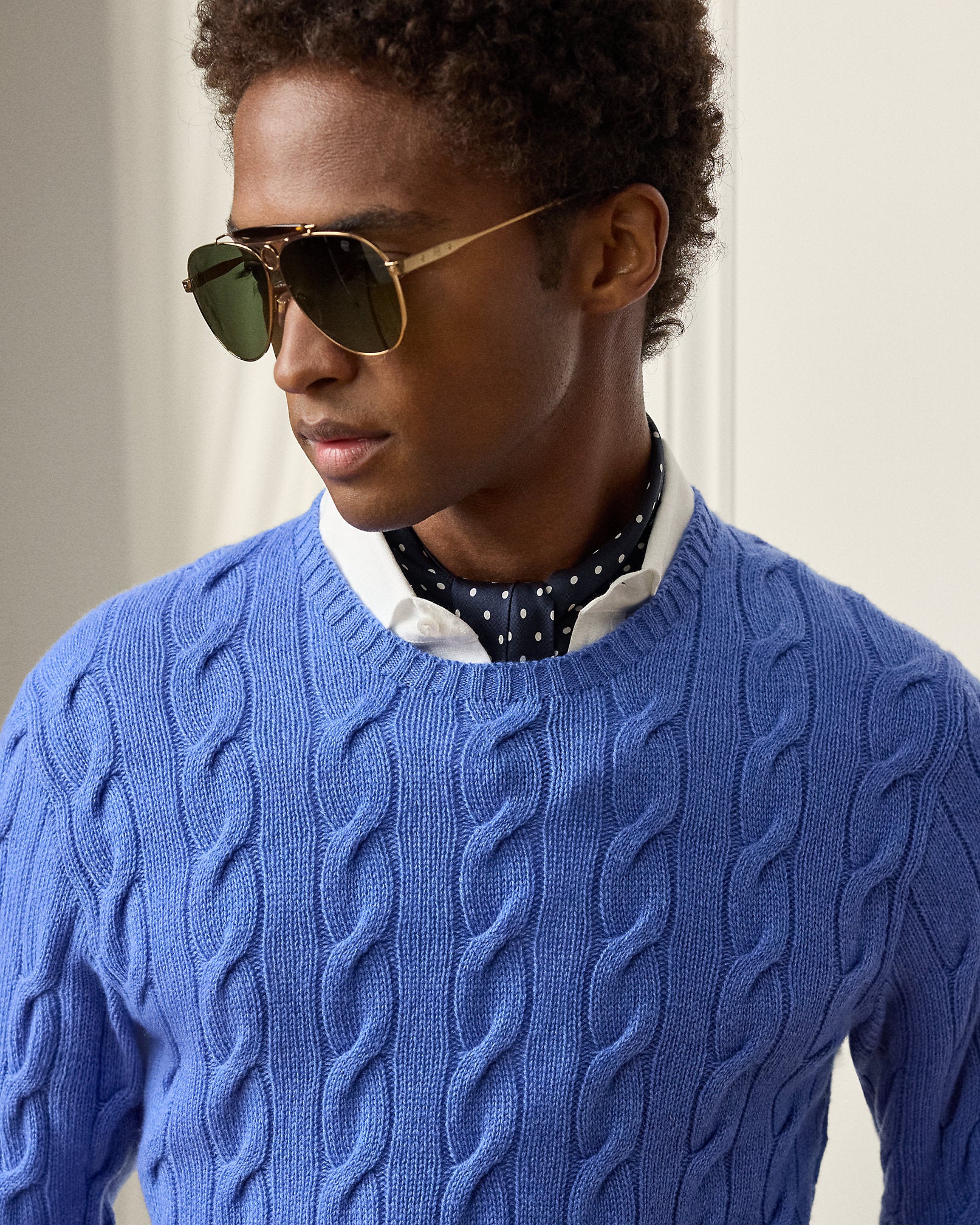 Ralph Lauren CableKnit Cashmere Sweater