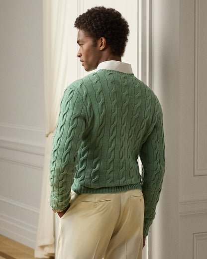 Ralph Lauren CableKnit Cashmere Sweater