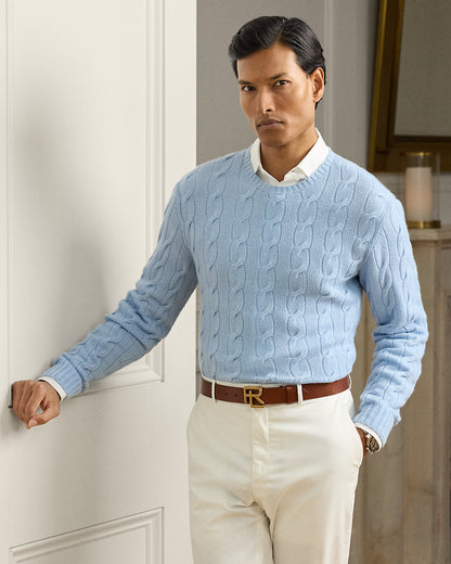 Ralph Lauren CableKnit Cashmere Sweater