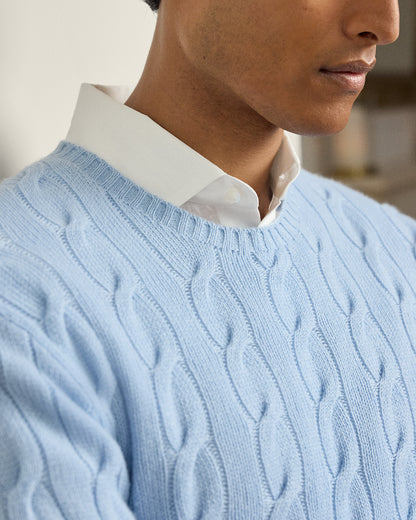 Ralph Lauren CableKnit Cashmere Sweater