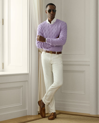 Ralph Lauren CableKnit Cashmere Sweater