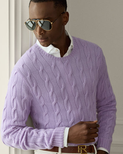 Ralph Lauren CableKnit Cashmere Sweater
