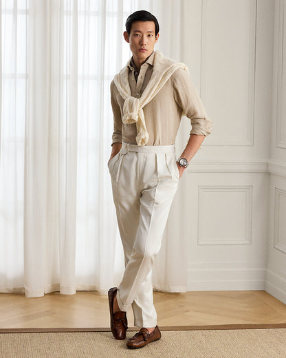 Ralph Lauren TickWeave Linen Shirt