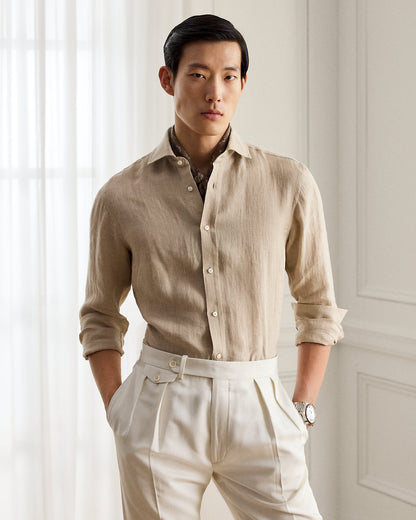 Ralph Lauren TickWeave Linen Shirt