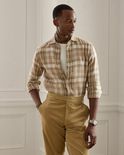 Ralph Lauren Plaid LinenCotton Twill Shirt