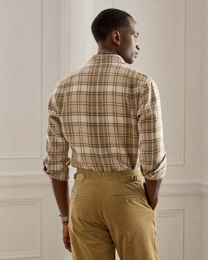 Ralph Lauren Plaid LinenCotton Twill Shirt