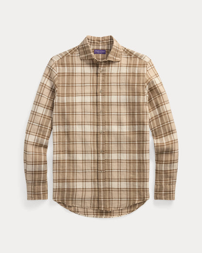 Ralph Lauren Plaid LinenCotton Twill Shirt