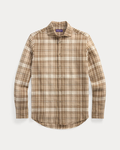 Ralph Lauren Plaid LinenCotton Twill Shirt