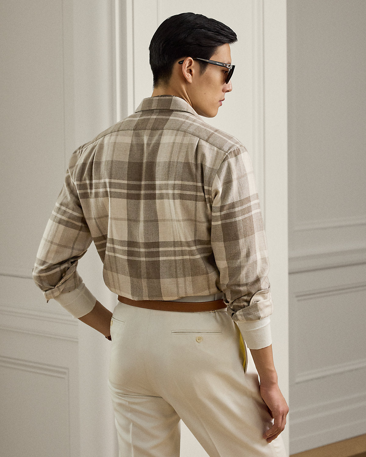 Ralph Lauren Plaid Cashmere Shirt