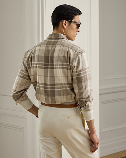 Ralph Lauren Plaid Cashmere Shirt