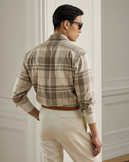 Ralph Lauren Plaid Cashmere Shirt