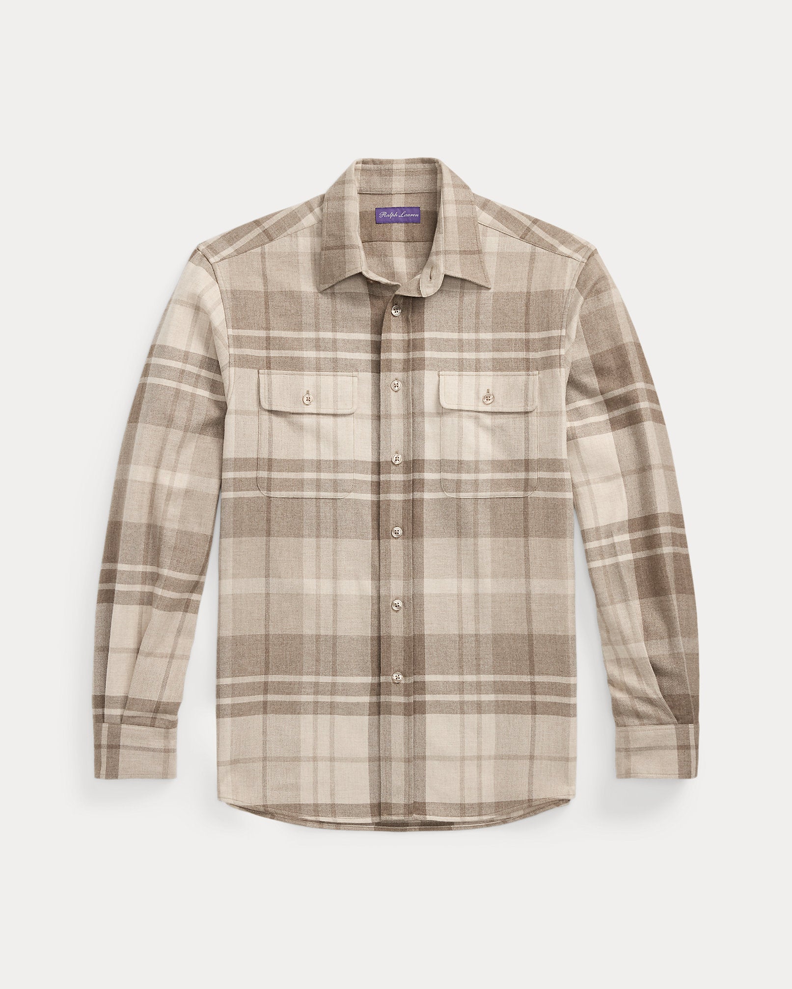 Ralph Lauren Plaid Cashmere Shirt