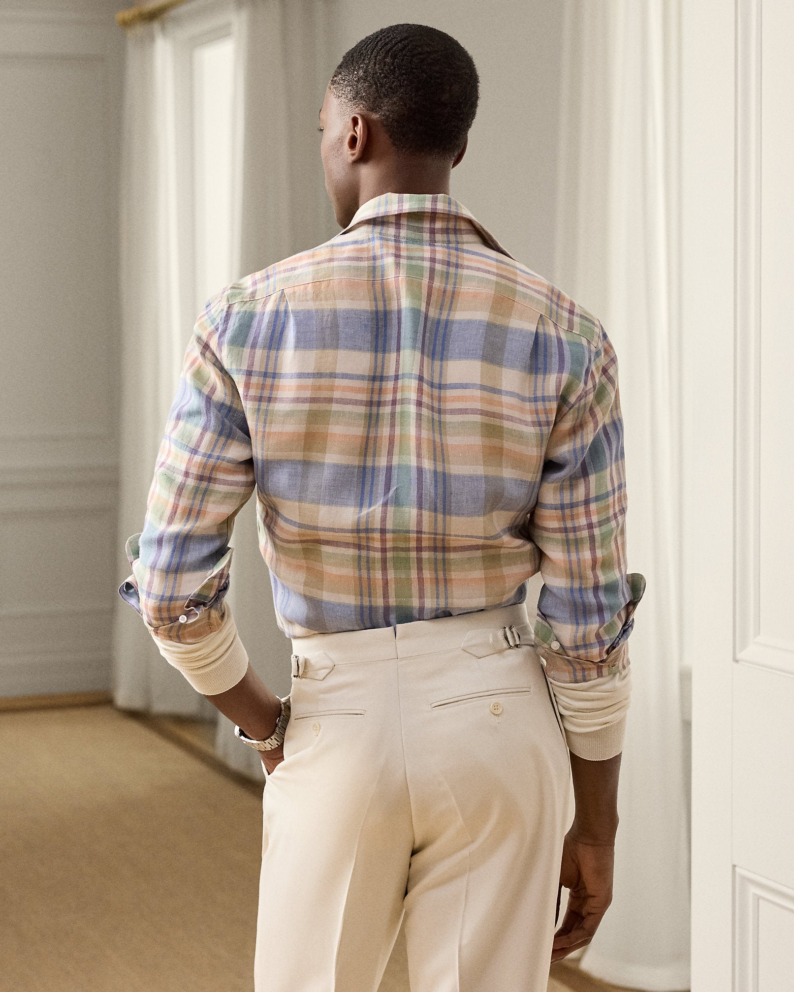 Ralph Lauren Plaid Linen Shirt