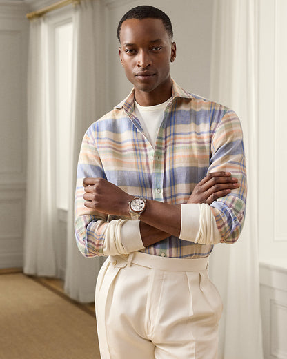 Ralph Lauren Plaid Linen Shirt