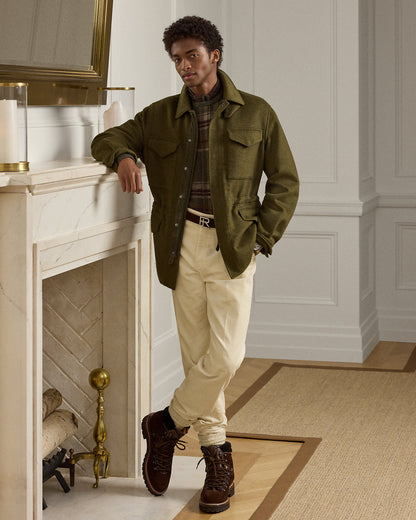 Ralph Lauren Plaid Brushed WoolBlend Sweater
