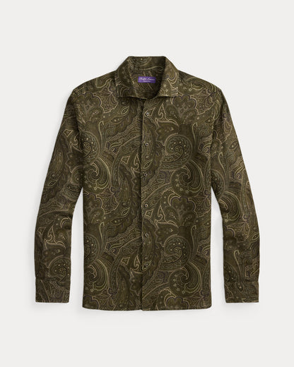 Ralph Lauren PaisleyPrint Linen Shirt