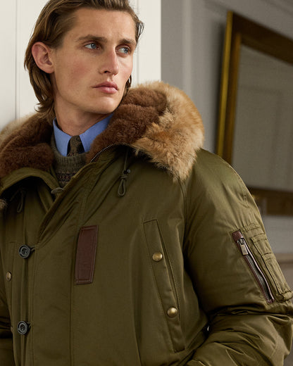 Ralph Lauren ShearlingTrimmed Down Parka