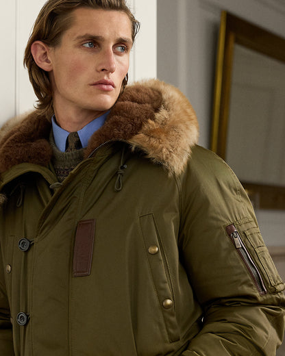 Ralph Lauren ShearlingTrimmed Down Parka
