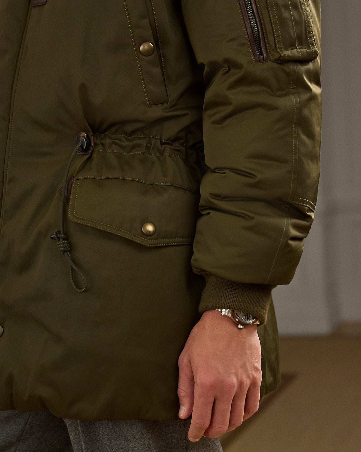 Ralph Lauren ShearlingTrimmed Down Parka