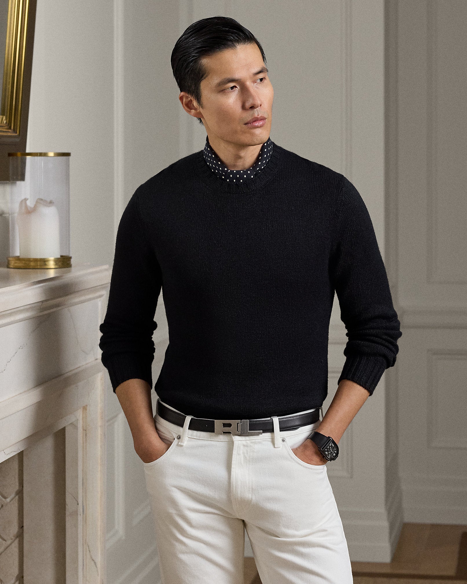 Ralph Lauren SilkLinen Crewneck Sweater