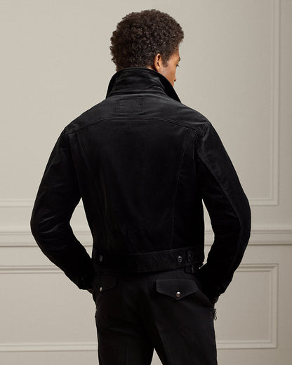Ralph Lauren Velvet Trucker Jacket