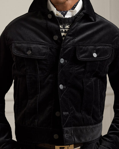 Ralph Lauren Velvet Trucker Jacket