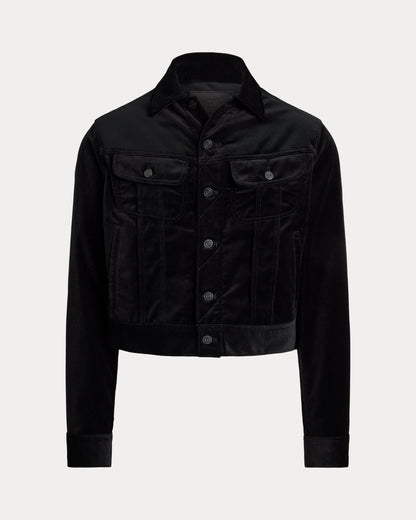 Ralph Lauren Velvet Trucker Jacket