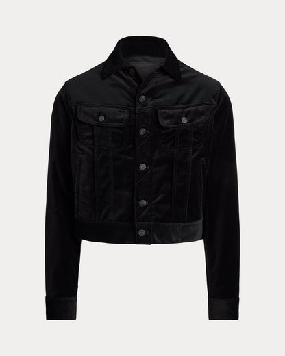 Ralph Lauren Velvet Trucker Jacket