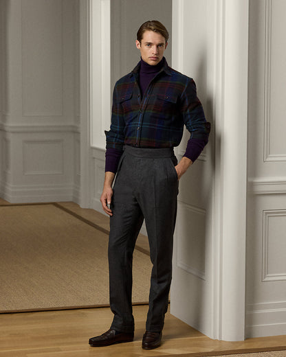 Ralph Lauren HandTailored Wool Flannel Trouser