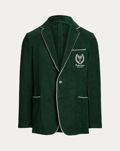 Ralph Lauren HandTailored Embroidered Terry Blazer