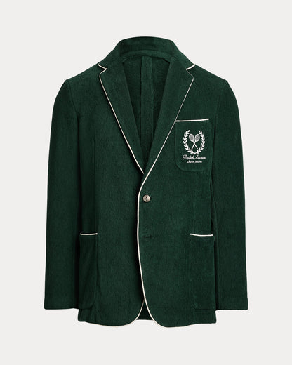 Ralph Lauren HandTailored Embroidered Terry Blazer