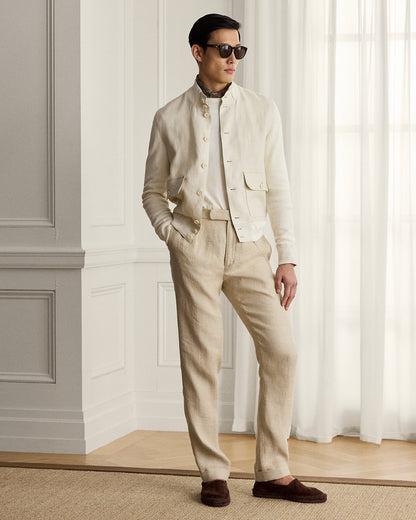 Ralph Lauren Textured LinenBlend Trouser