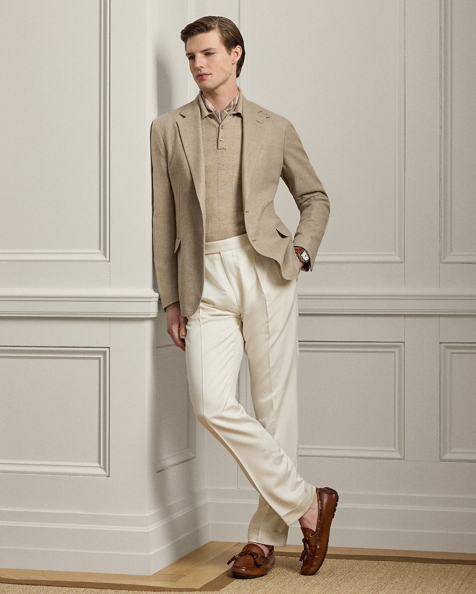 Ralph Lauren Hadley HandTailored Textured Sport Coat