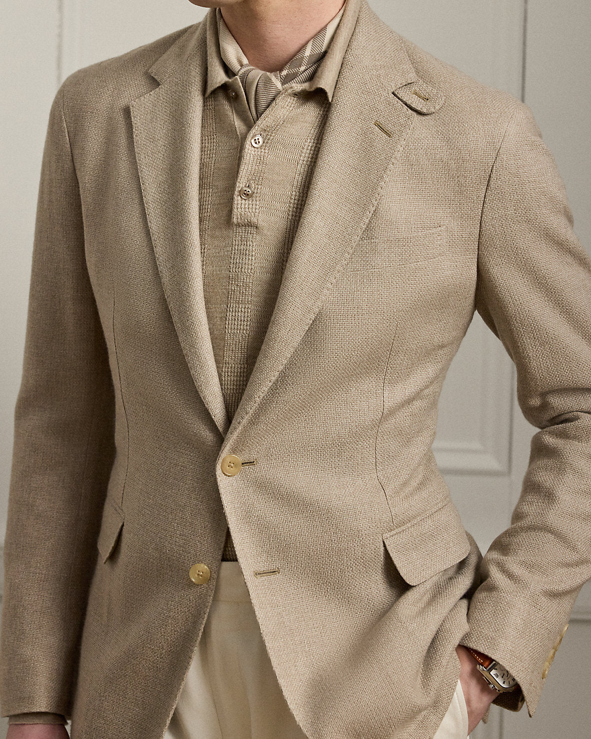Ralph Lauren Hadley HandTailored Textured Sport Coat