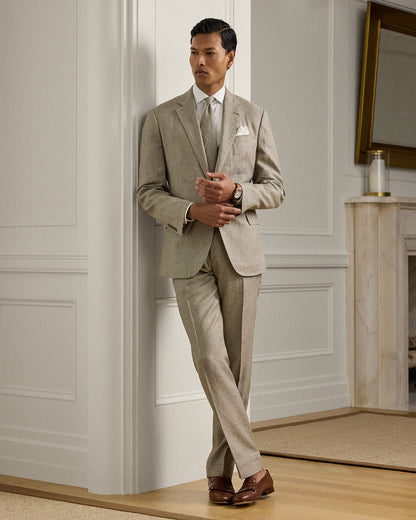Ralph Lauren Gregory HandTailored Plaid Suit Trouser