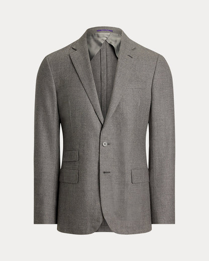 Ralph Lauren Kent HandTailored Wool Sharkskin Jacket