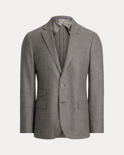 Ralph Lauren Kent HandTailored Wool Sharkskin Jacket