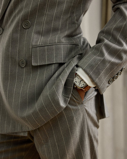 Ralph Lauren Kent HandTailored Pinstripe Wool Suit
