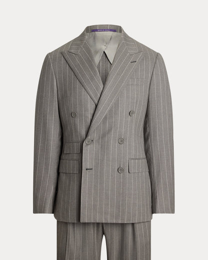 Ralph Lauren Kent HandTailored Pinstripe Wool Suit