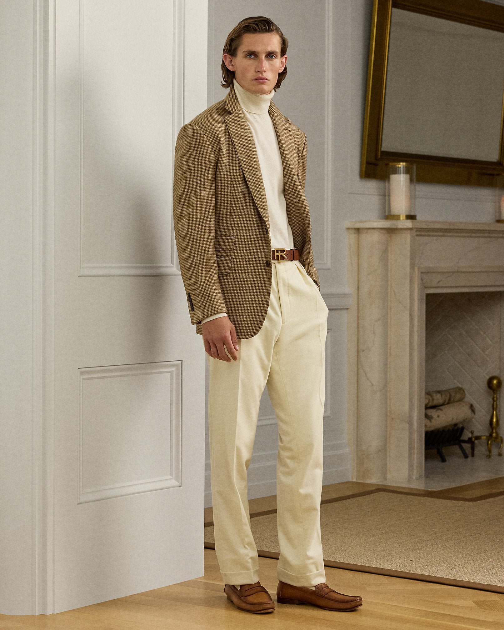 Ralph Lauren Kent HandTailored Houndstooth Jacket