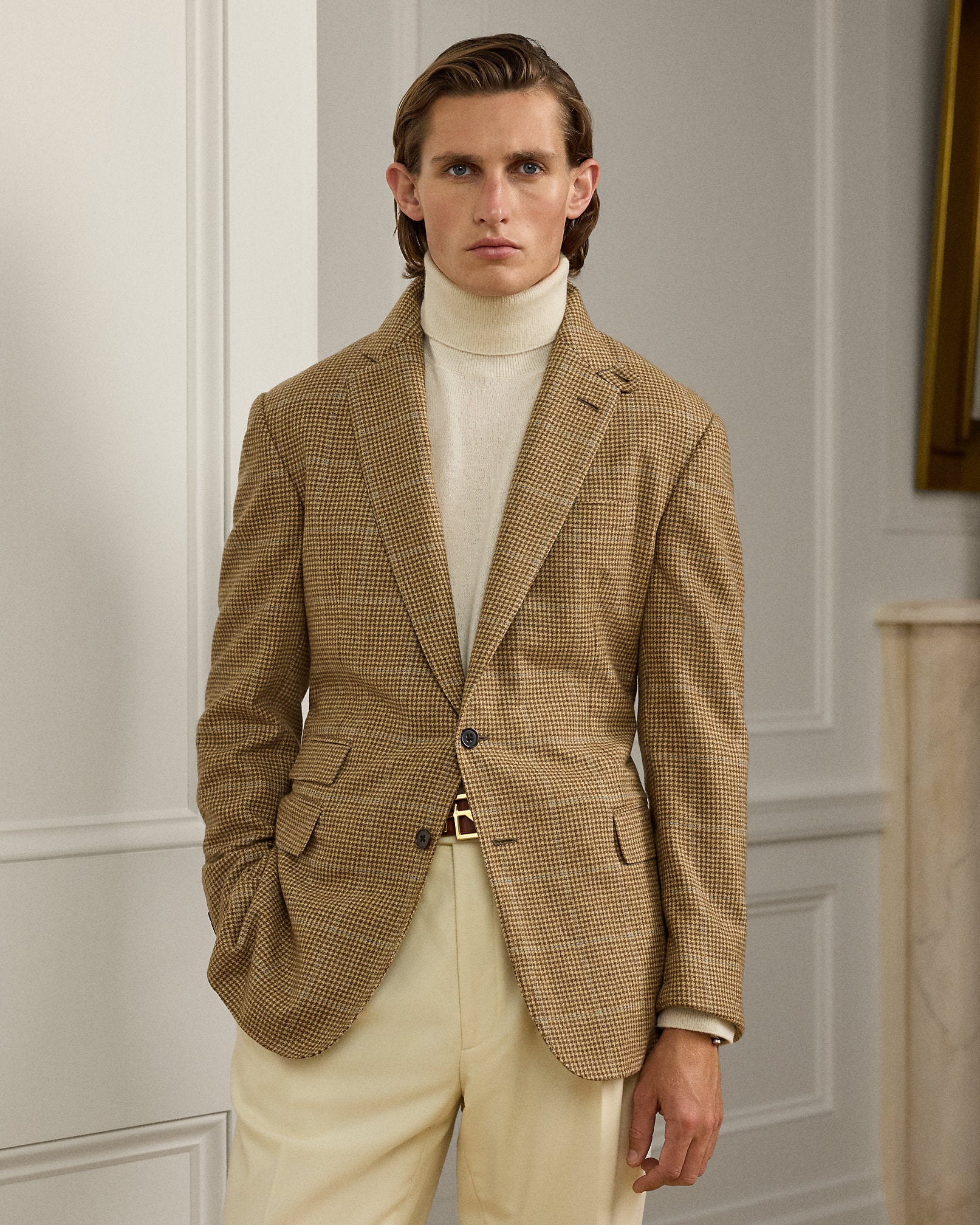 Ralph Lauren Kent HandTailored Houndstooth Jacket