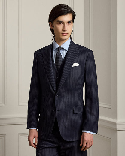 Ralph Lauren Gregory HandTailored Striped Wool Suit