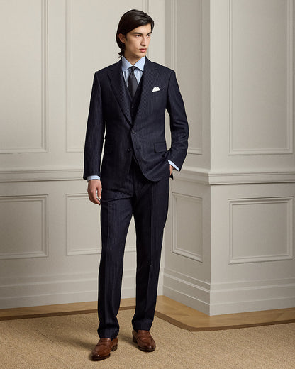 Ralph Lauren Gregory HandTailored Striped Wool Suit